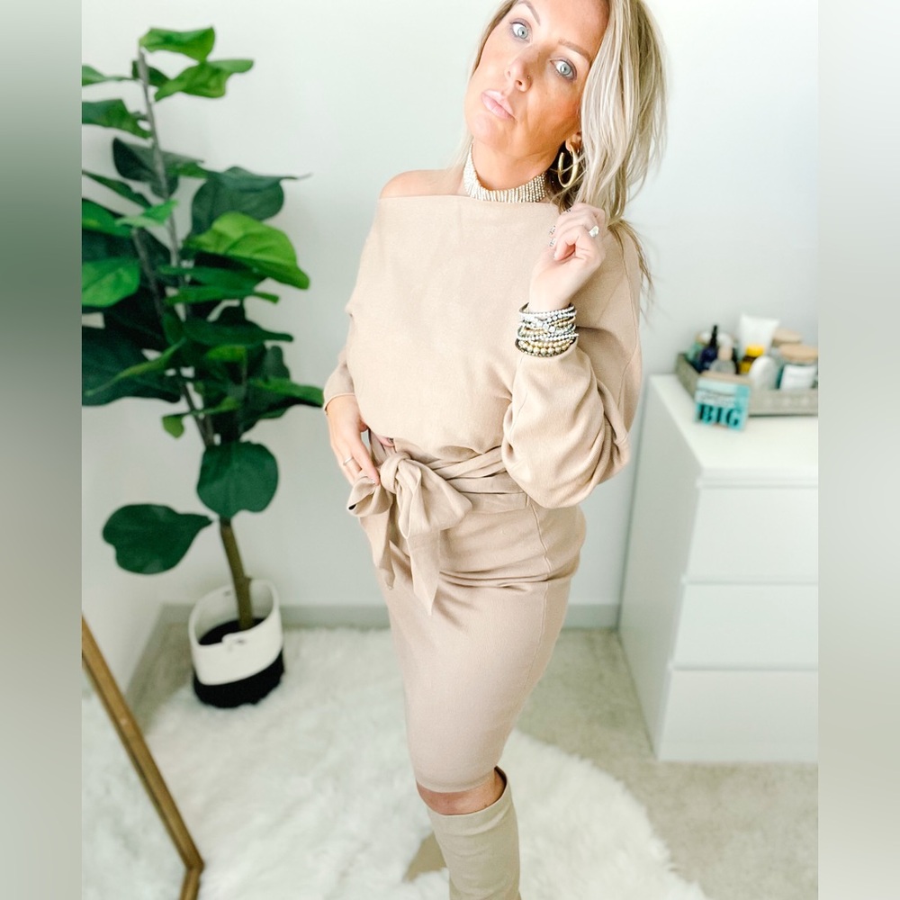 Mable Front Tie Dress